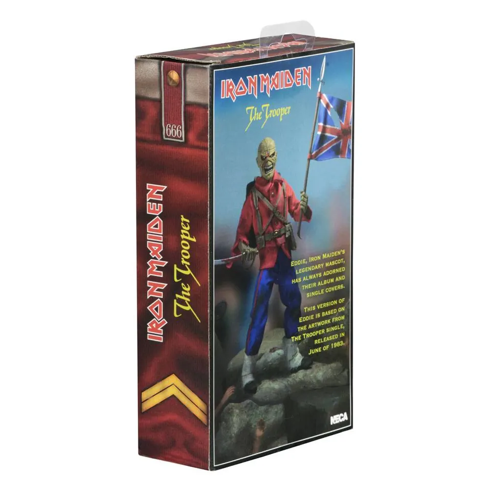 NECA Iron Maiden Trooper Eddie figurine articulée habillée 8" - Image 4