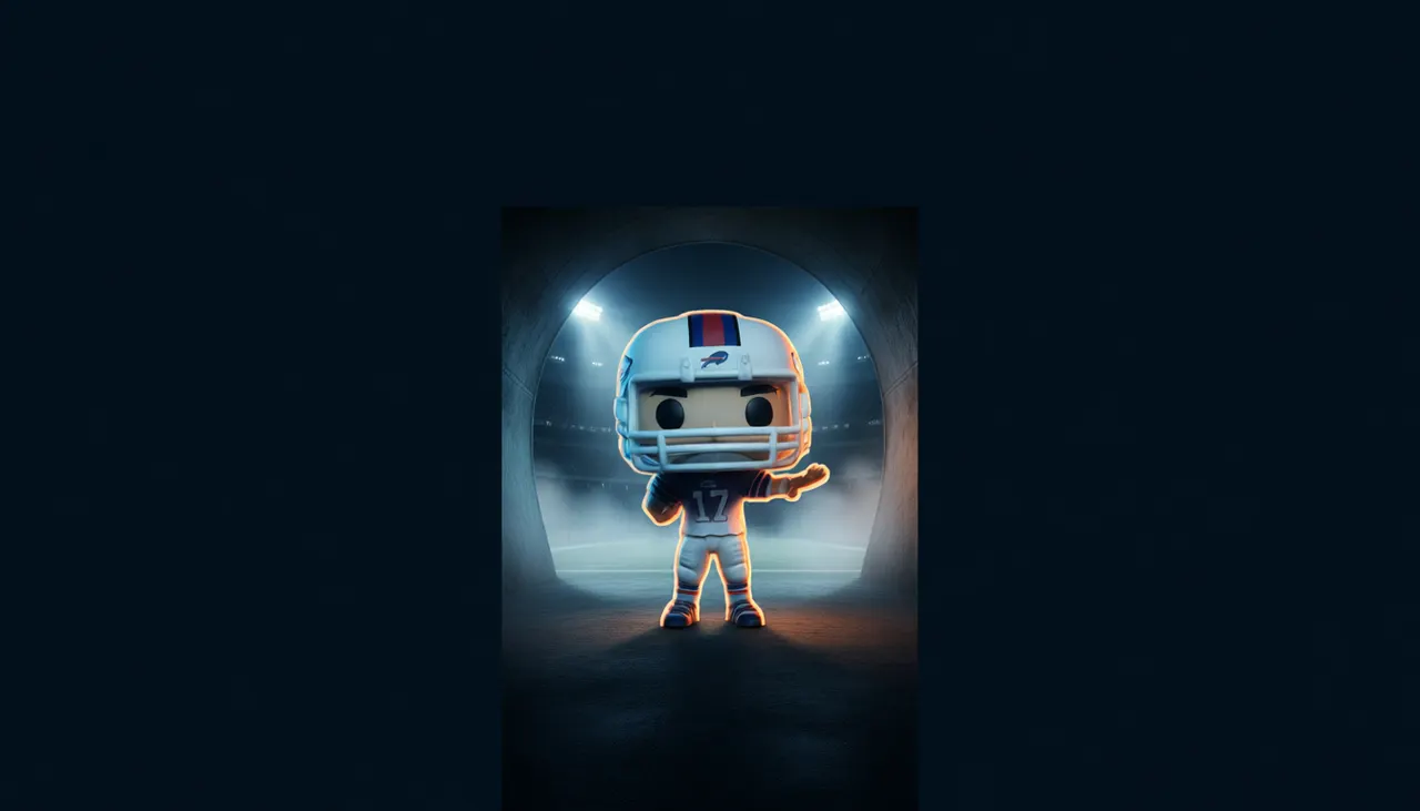 Funko Pop! Josh Allen (Buffalo Bills) Away Jersey NFL Series 9 - Image 3