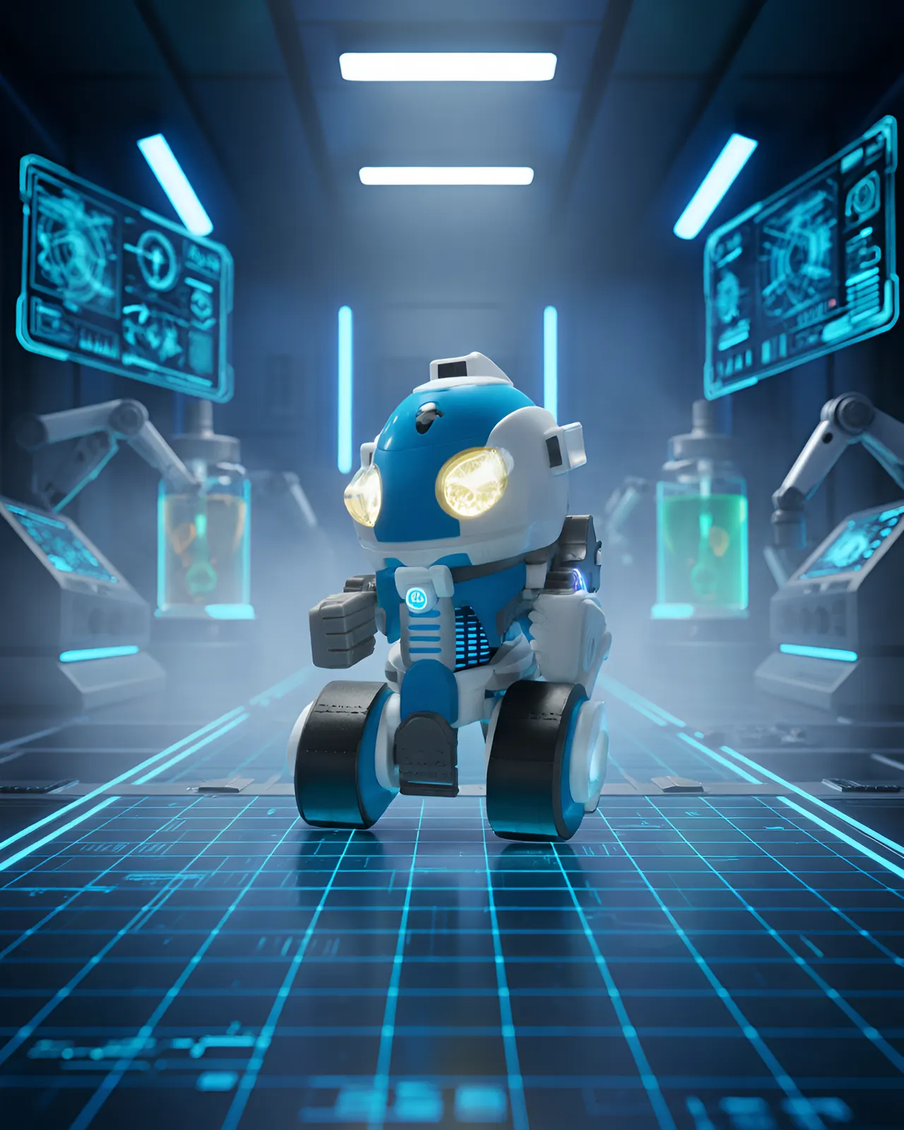 Lisciani Mio Phone 5" Smartphone & Special Edition Robot Collectible Set - Image 3