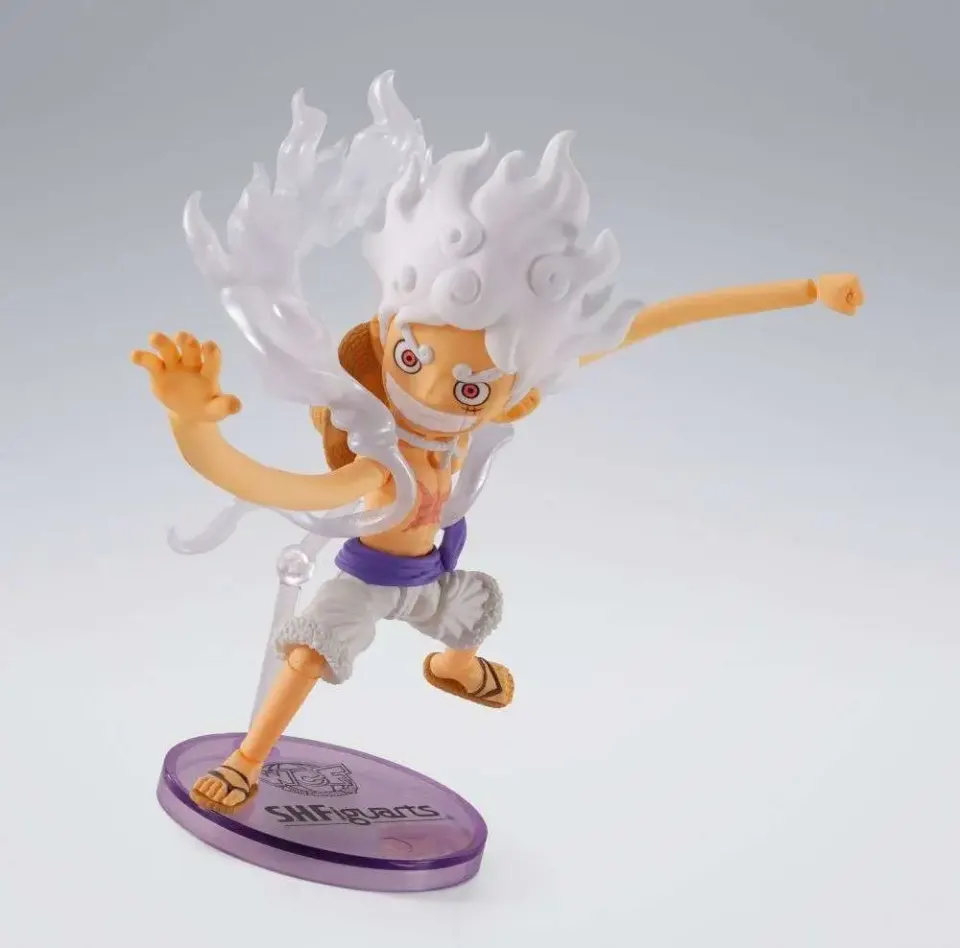 Bandai Spirits One Piece S.H.Figuarts Monkey D. Luffy Gear 5 Exclusive - Image 4