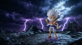 Bandai Spirits One Piece S.H.Figuarts Monkey D. Luffy Gear 5 Exclusive - Thumbnail 5