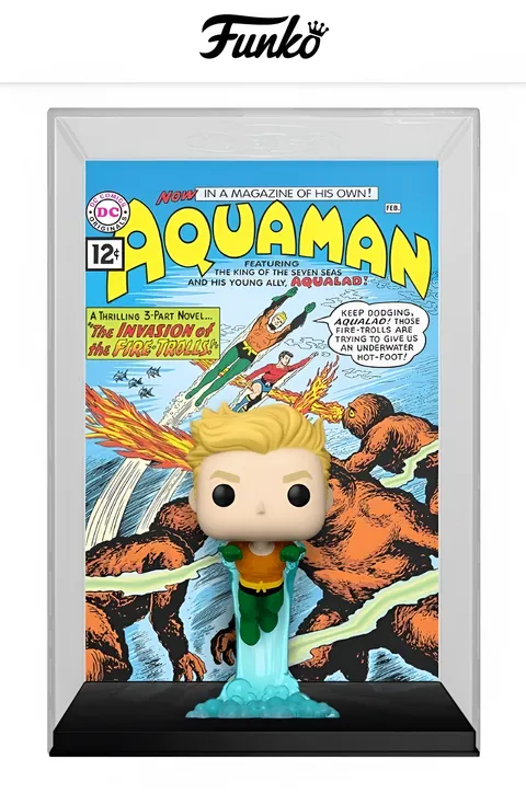 Funko Pop! Comic Cover – Aquaman (DC) #67404 Vinyl Figure