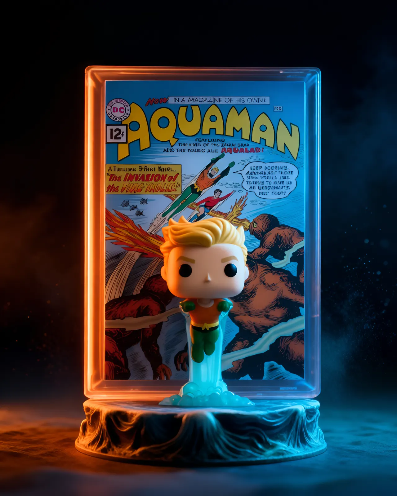 Funko Pop! Comic Cover – Aquaman (DC) #67404 Vinyl Figure - Image 5