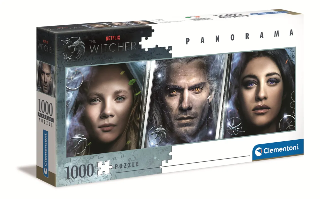 Clementoni The Witcher Panoramic Puzzle 1000-Piece - Image 1