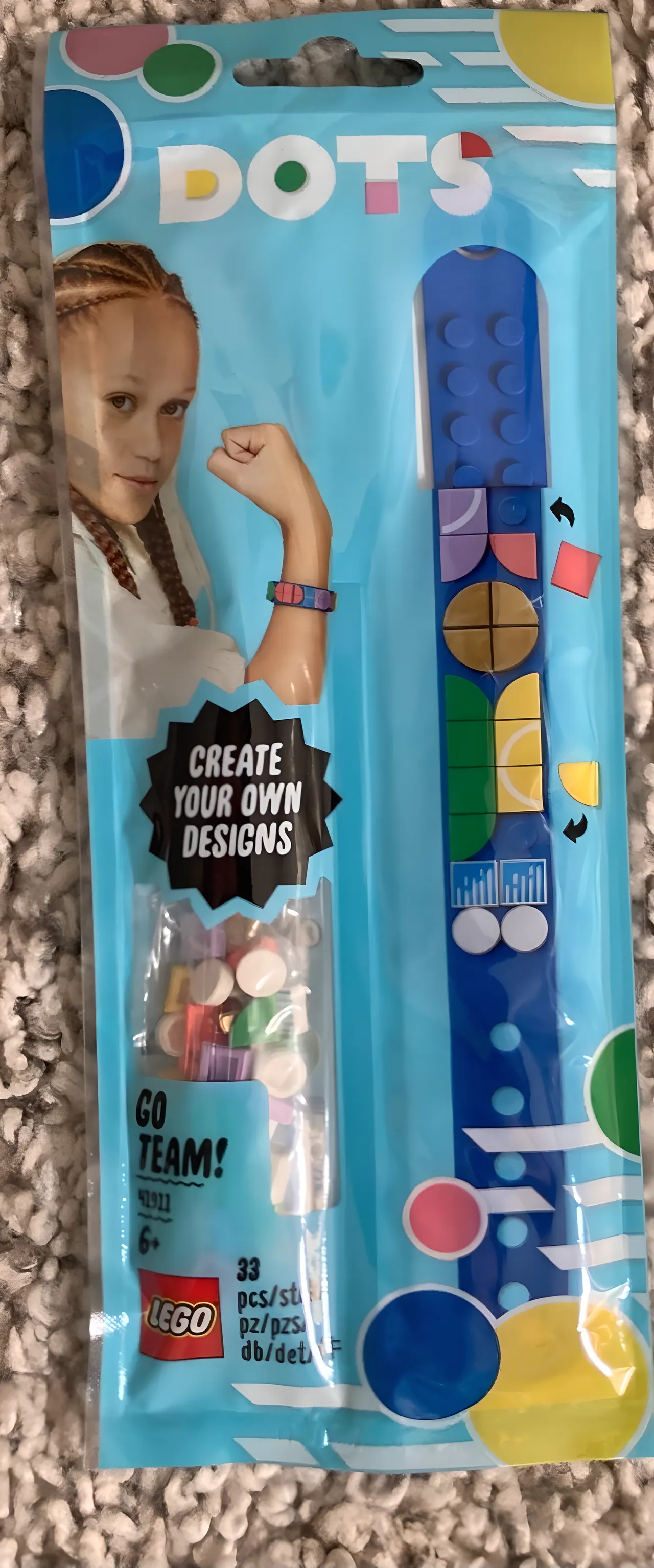 LEGO DOTS Bracelet Trio – Go Team, Ice Cream, Magic Forest (3 Sets) - Image 1