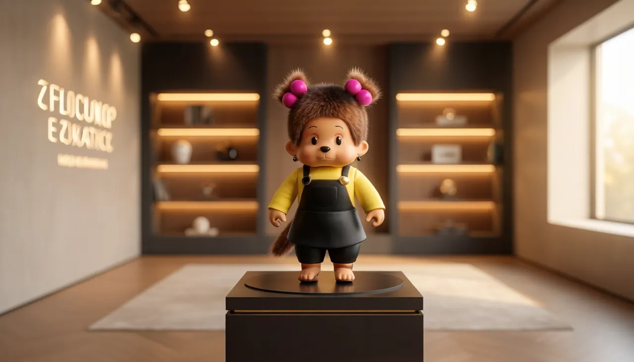 Rocco Giocattoli Monchhichi Articulated Kauri Figure - Image 3