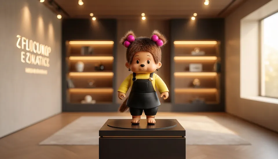 Rocco Giocattoli Monchhichi Articulated Kauri Figure