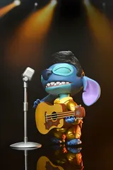 NECA Disney Stitch Ultimate Gold Suit Elvis 7" Figure - Thumbnail 9