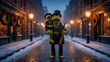 NECA Muppet Carol 2-Pack – Kermit as Bob Cratchit & Robin as Tiny Tim - Thumbnail 4
