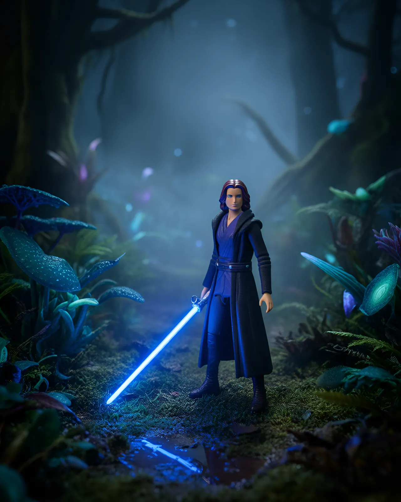 Hasbro Star Wars Black Series Leia Organa Force FX Elite Espada láser - Image 9