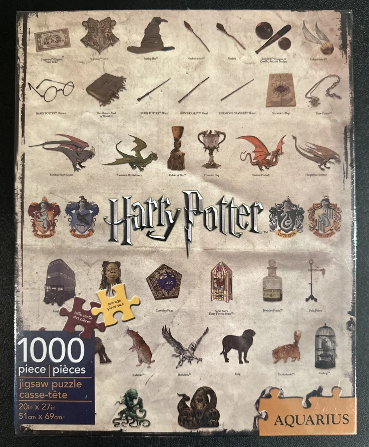 Aquarius Harry Potter 1000-Piece Jigsaw Puzzle – Glare Free - Image 4