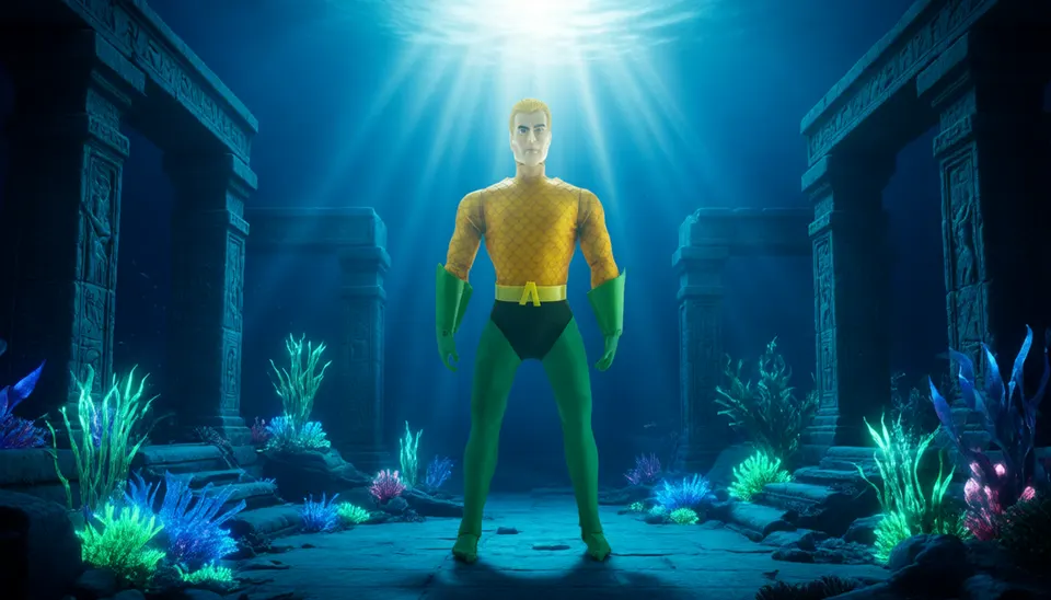 Mego Aquaman 14" Limited Edition Action Figure