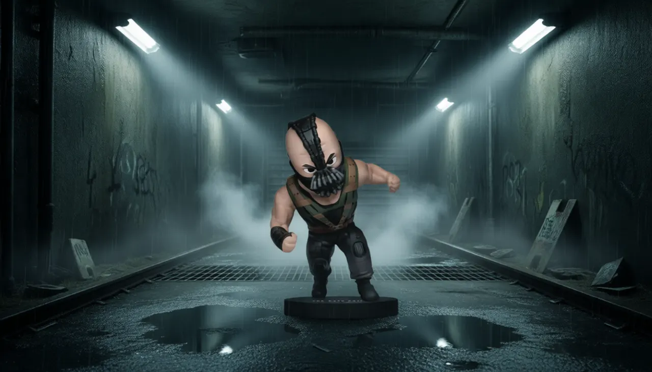 Beast Kingdom Mini Egg Attack Bane Figure 8 cm DC Dark Knight - Image 3