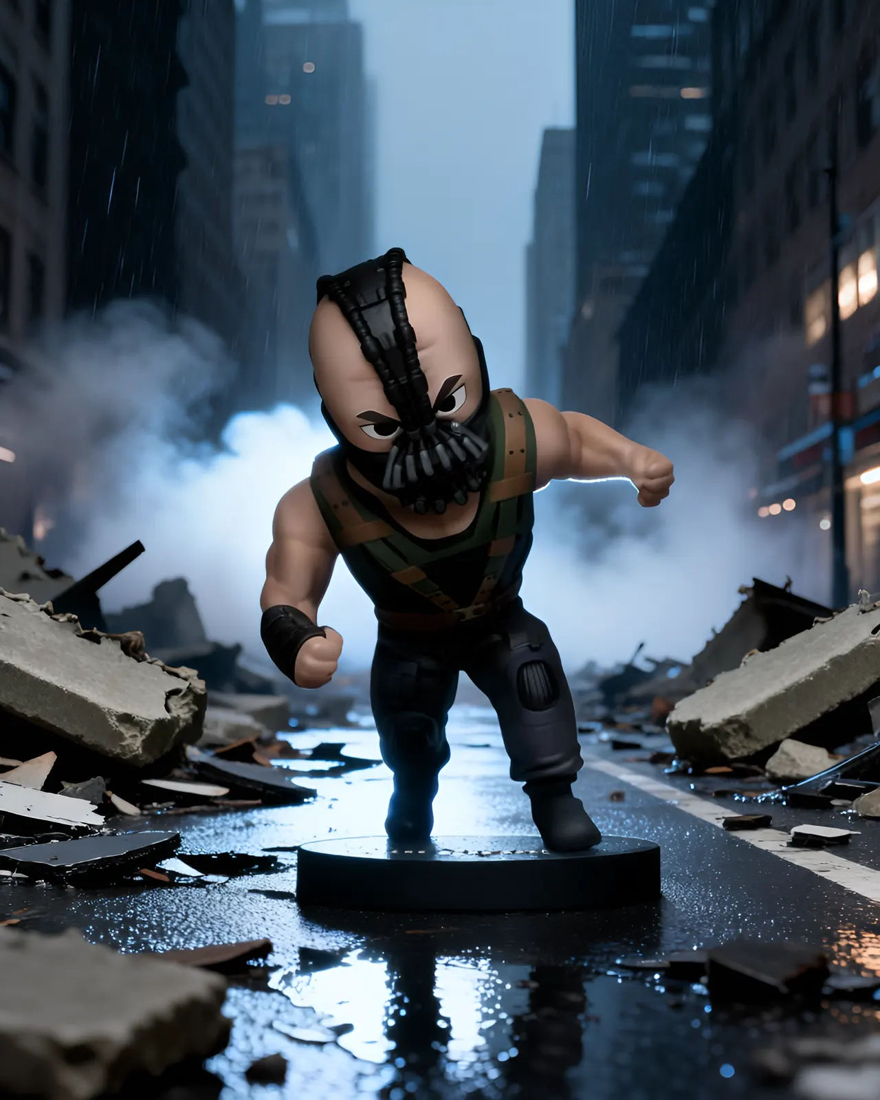 Beast Kingdom Mini Egg Attack Bane Figure 8 cm DC Dark Knight - Image 4