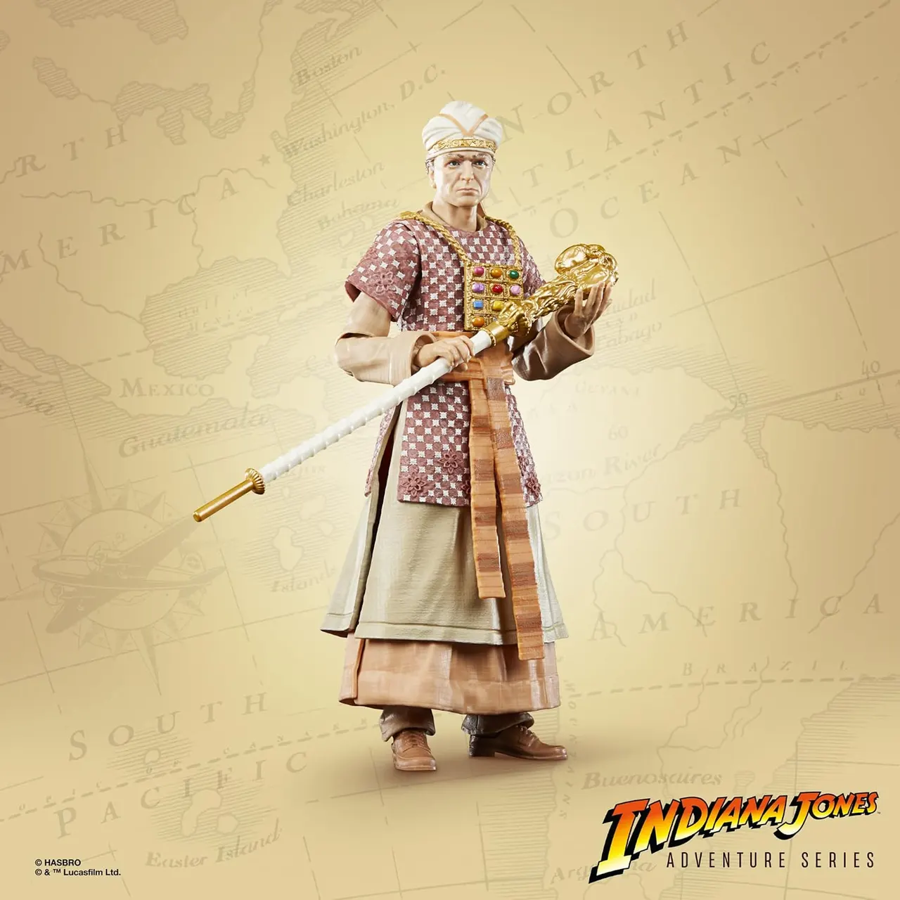 Hasbro Indiana Jones Adventure Series René Belloq Action Figure - Image 5