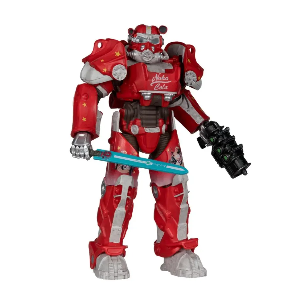 McFarlane Toys Fallout 76 Nuka Cola T-60 Gold Label Elite 7" - Image 1