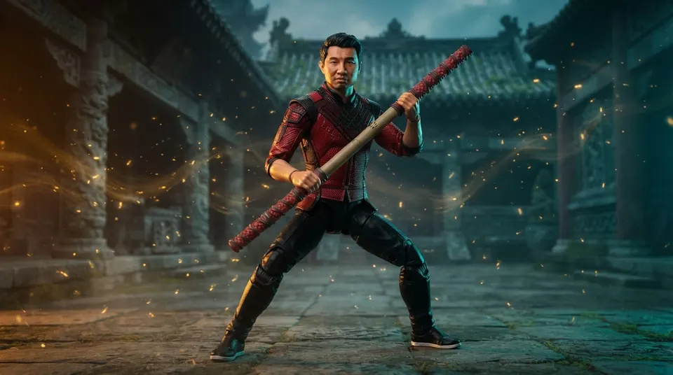Hasbro Shang-Chi Battle FX Bo Staff – Interactive Sound Weapon