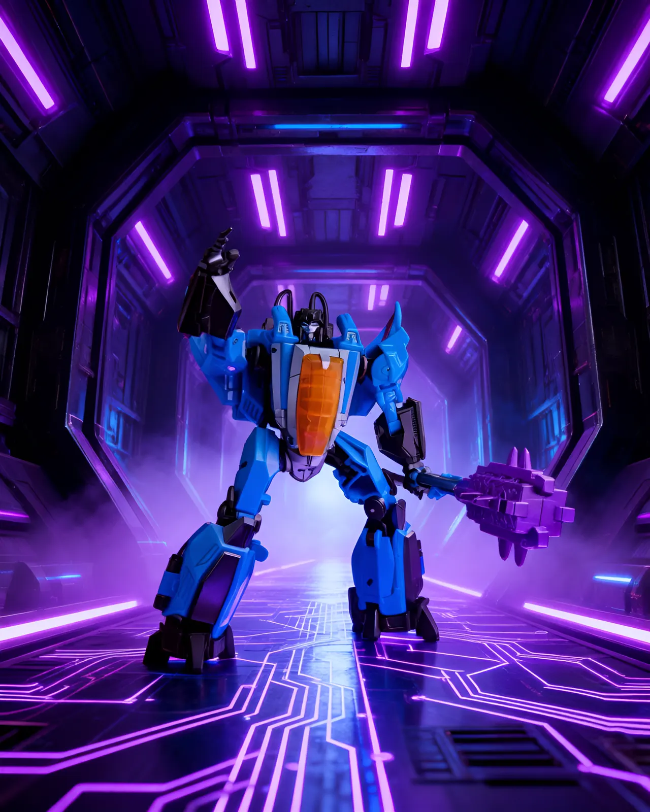 Hasbro Transformers Studio Series Voyager Thundercracker Figure - Image 5