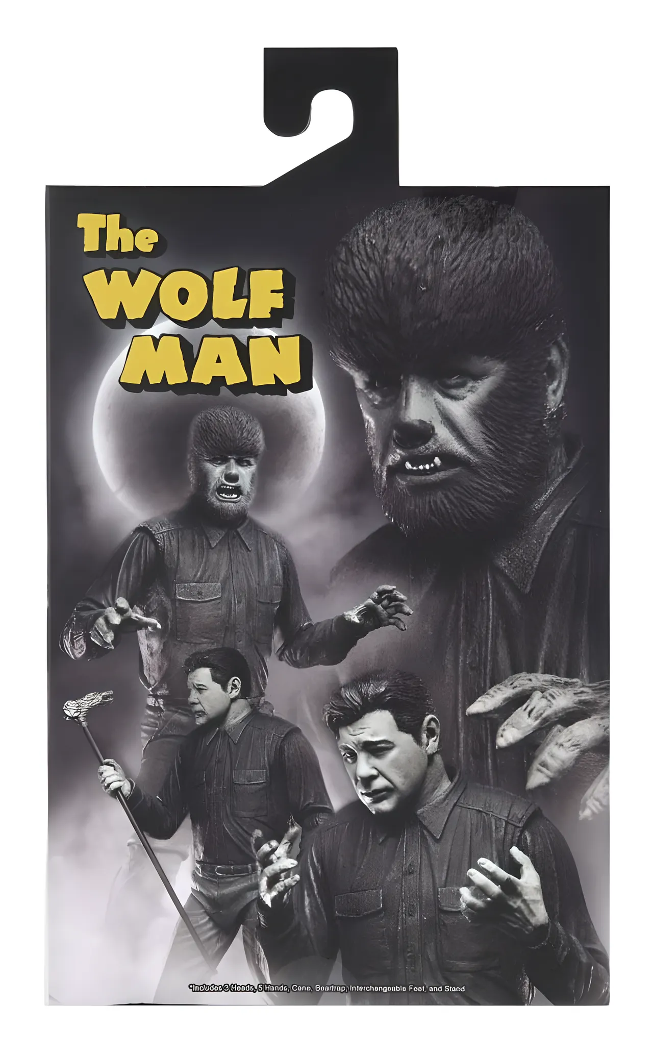 NECA Universal Monsters Ultimate Black & White Wolfman 7" Figure - Image 8