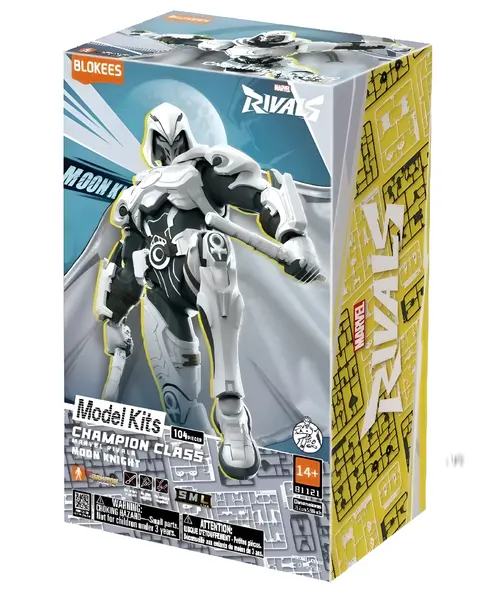 Blokees Marvel Rivals Kit Modèle Moon Knight – Montage Requis