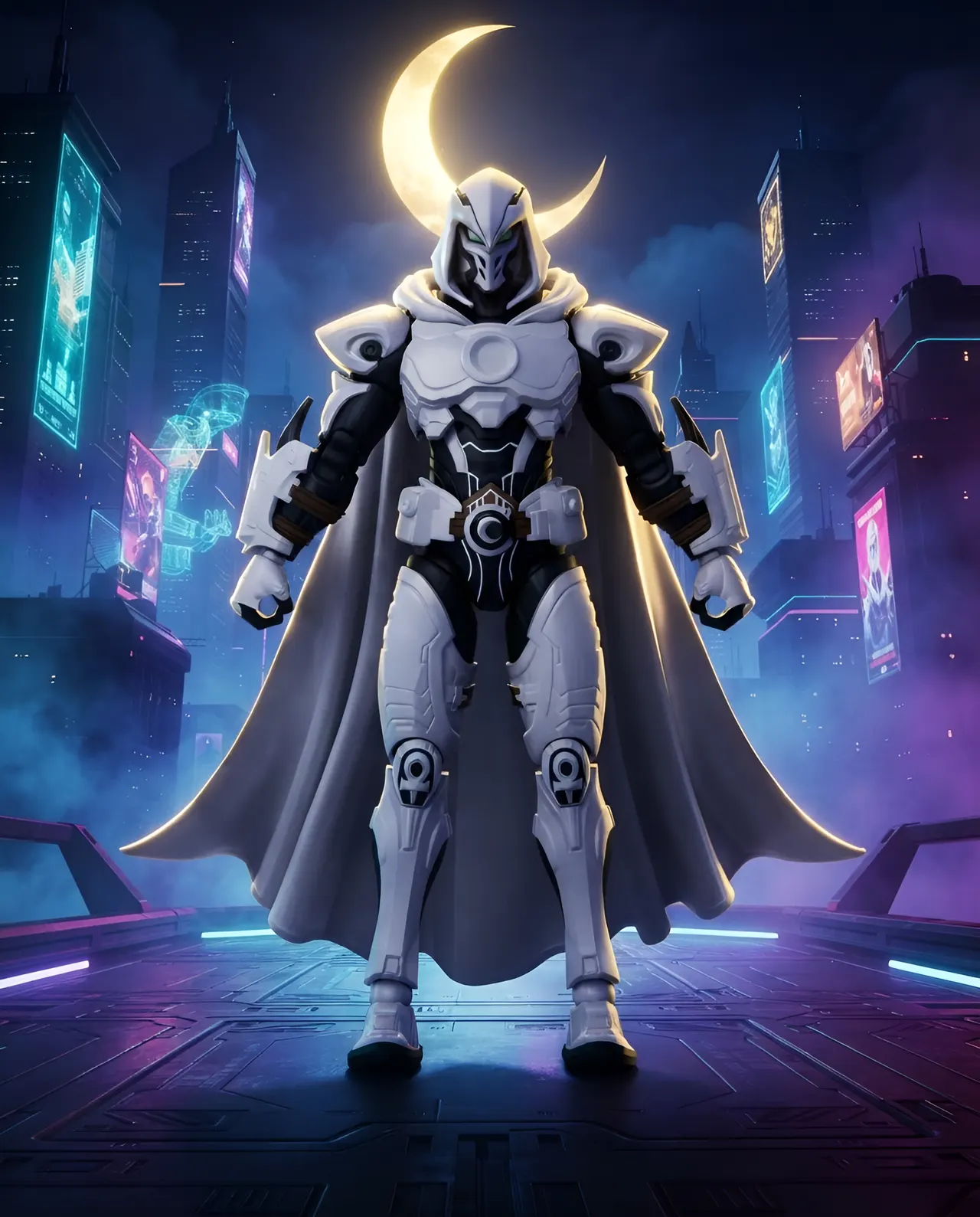 Blokees Marvel Rivals Moon Knight Model Kit – Assembly Required - Image 12