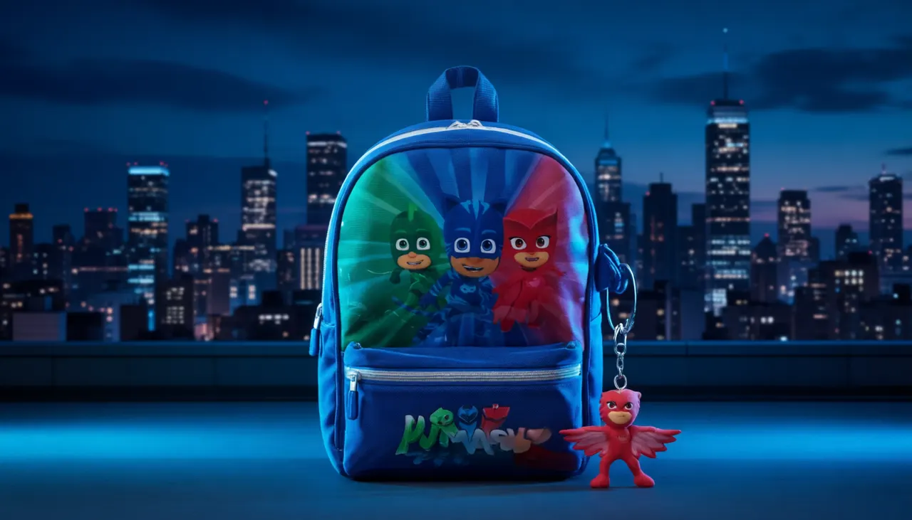 Giochi Preziosi PJ Masks Thermo Lunch Backpack 2 Compartments, Plush - Image 3