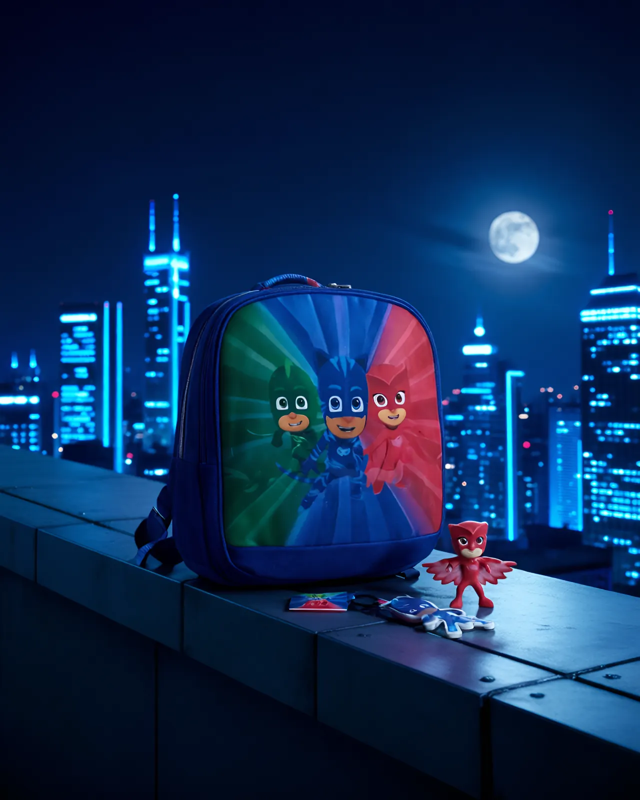 Giochi Preziosi PJ Masks Thermo Lunch Backpack 2 Compartments, Plush - Image 2