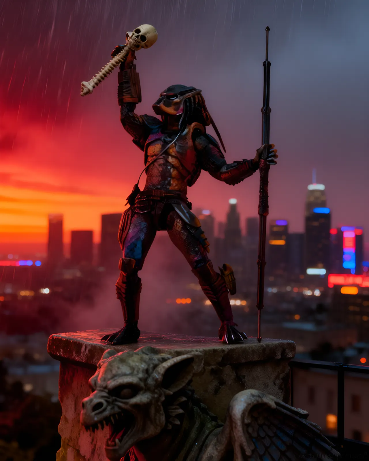 NECA Predator 2 Poster Series City Hunter Action Figure - Image 8