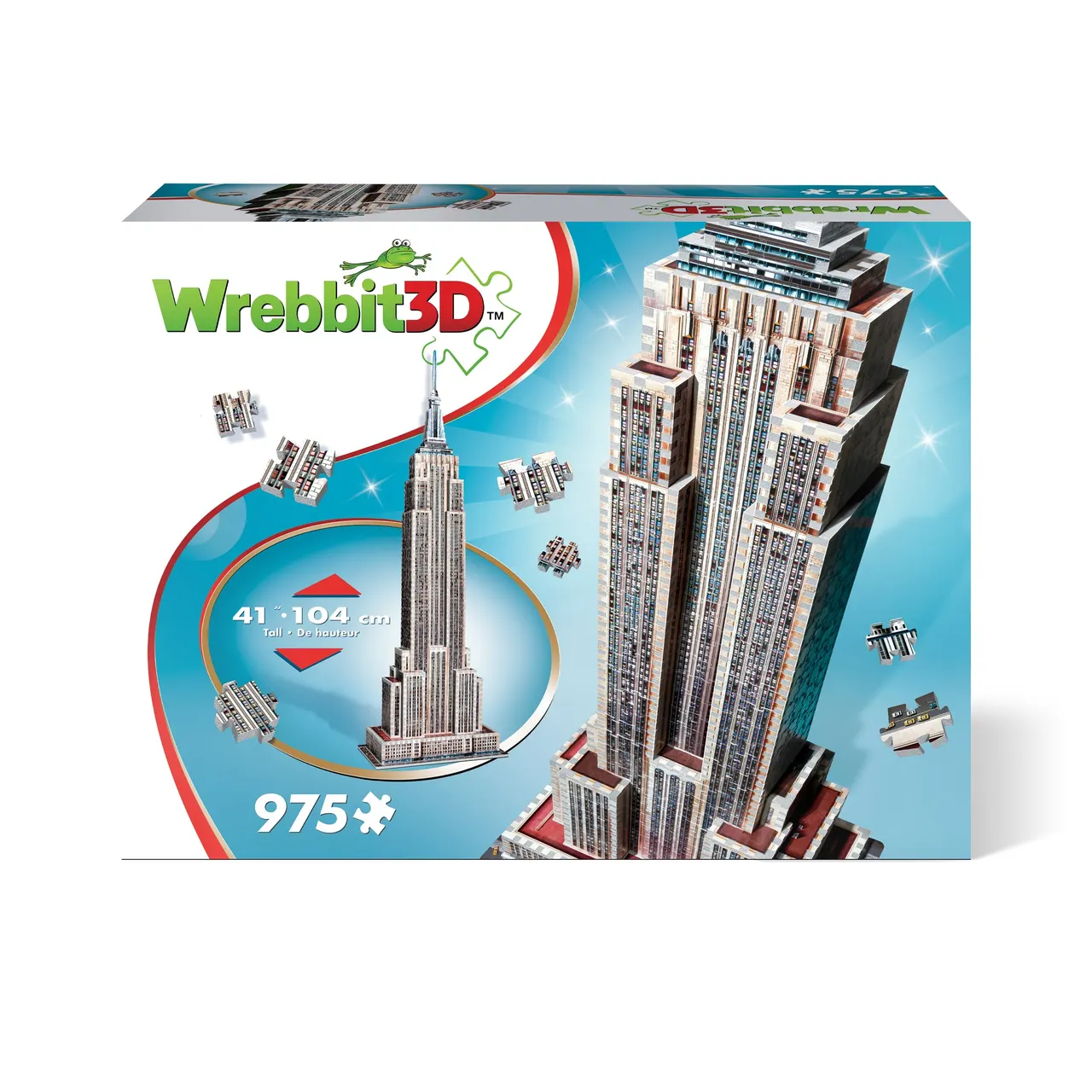 Wrebbit 3D Empire State Building Puzzle – 975 Pieces - Image 1