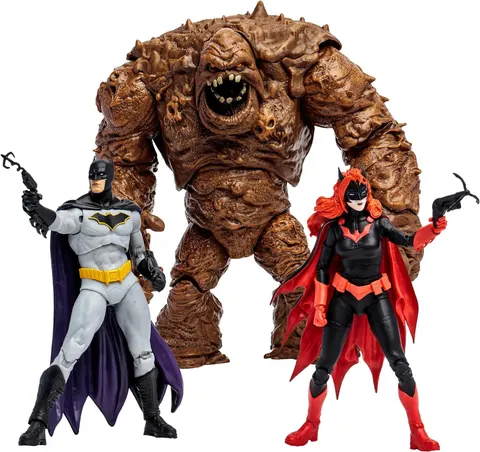 McFarlane Toys Gold Label Clayface, Batman & Batwoman 3-Pack