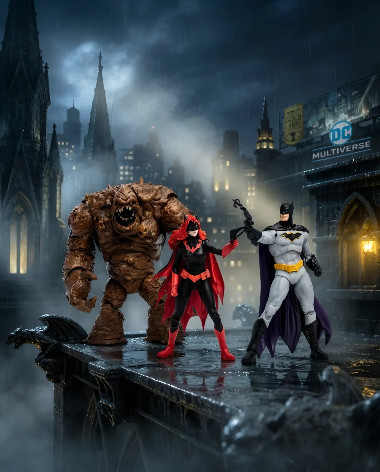 McFarlane Toys Gold Label Clayface, Batman & Batwoman 3-Pack - Image 18