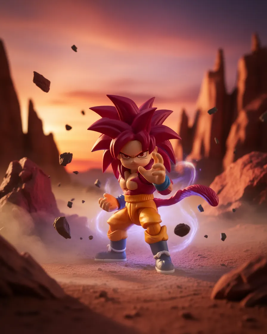 Bandai Spirits Dragon Ball Super Saiyan 4 Goku Mini - Dragon Stars - Image 6