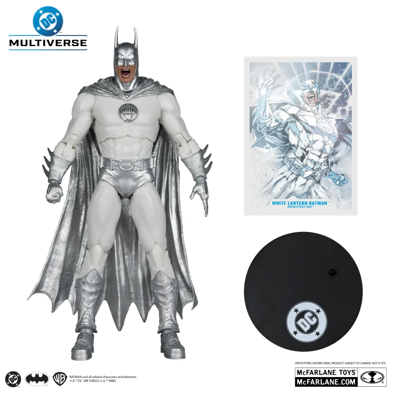 McFarlane Toys DC Multiverse White Lantern Batman 7-Inch Action Figure - Image 1