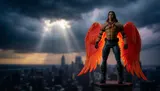 McFarlane Toys DC Multiverse Black Condor Red Platinum Chase 7" - Thumbnail 8