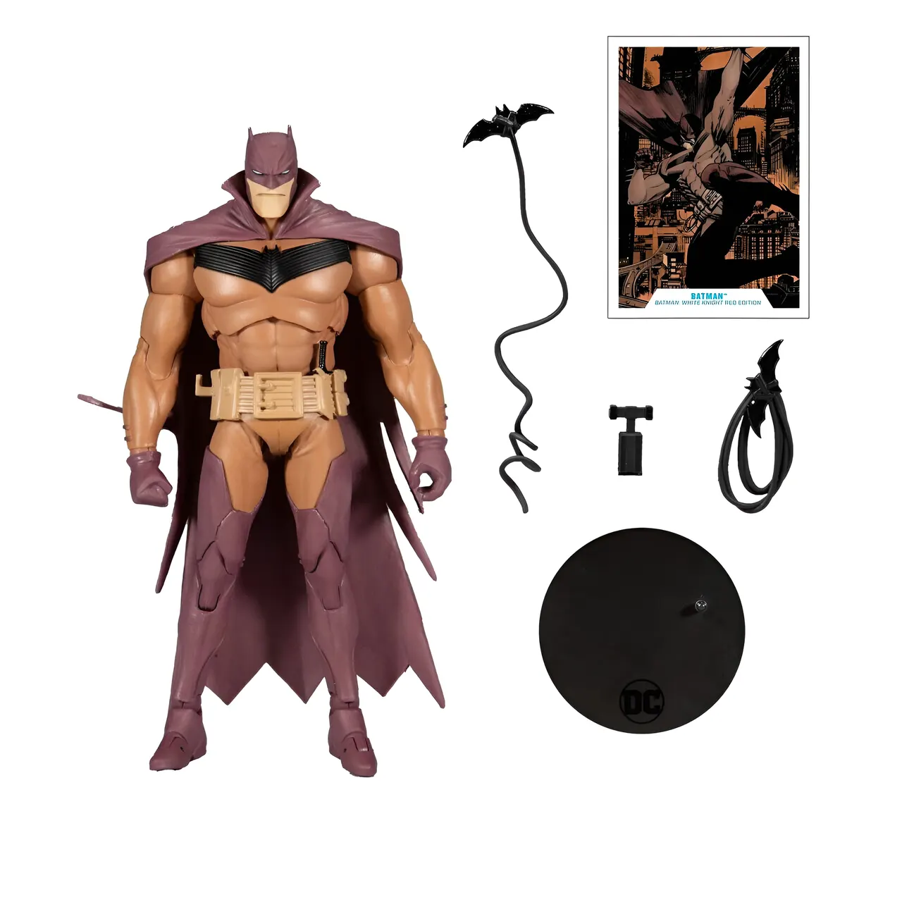 McFarlane Toys DC Multiverse Batman White Knight Red Edition 7" Figure - Image 1