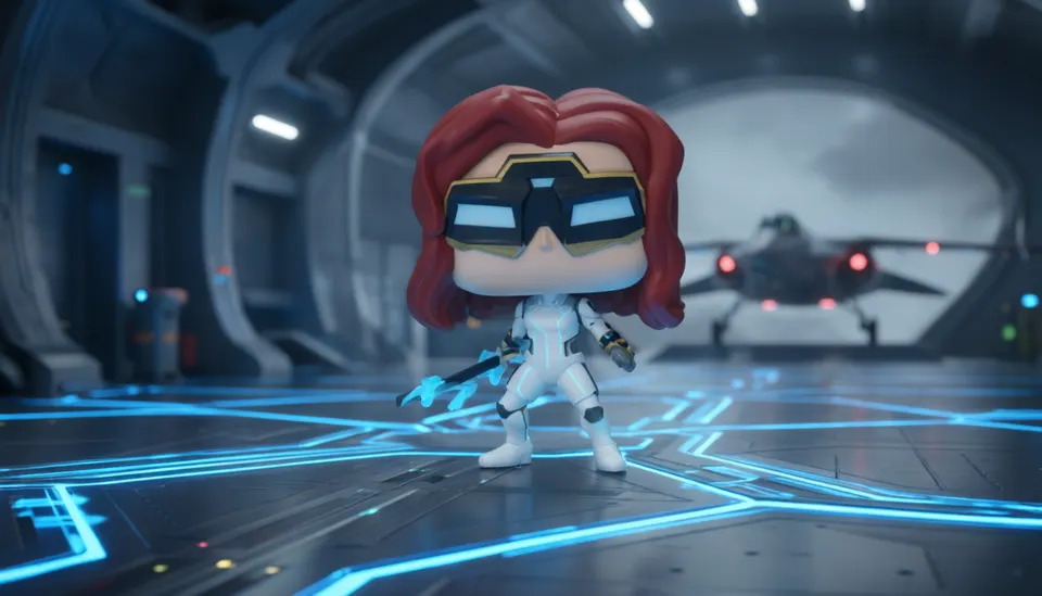 Funko POP! Marvel Black Widow Stark Tech Suit (Pop! Marvel Gaming)