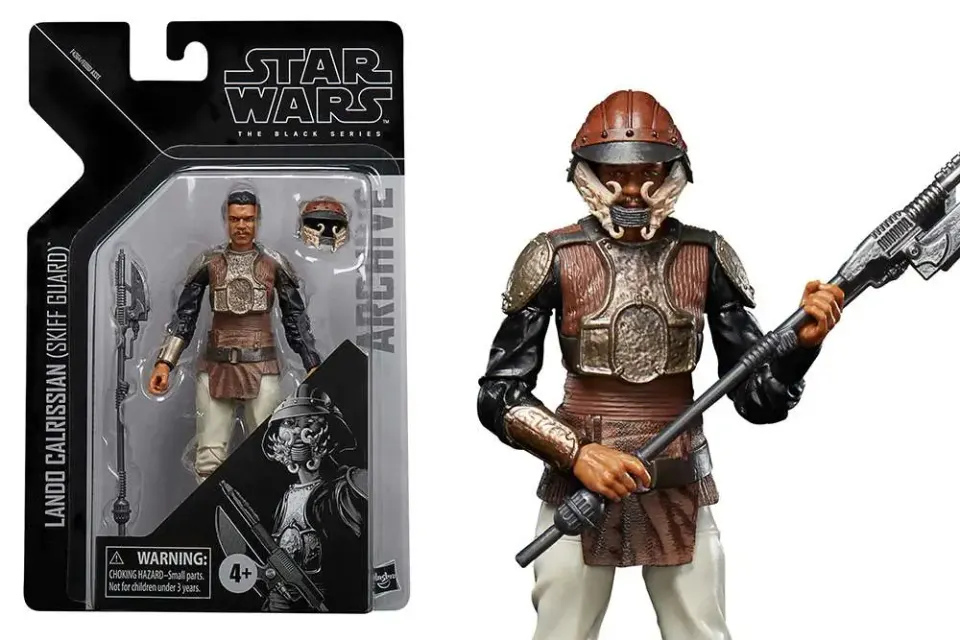 Hasbro Star Wars Black Series Archivo Lando Calrissian Skiff Guard 6in - Image 1