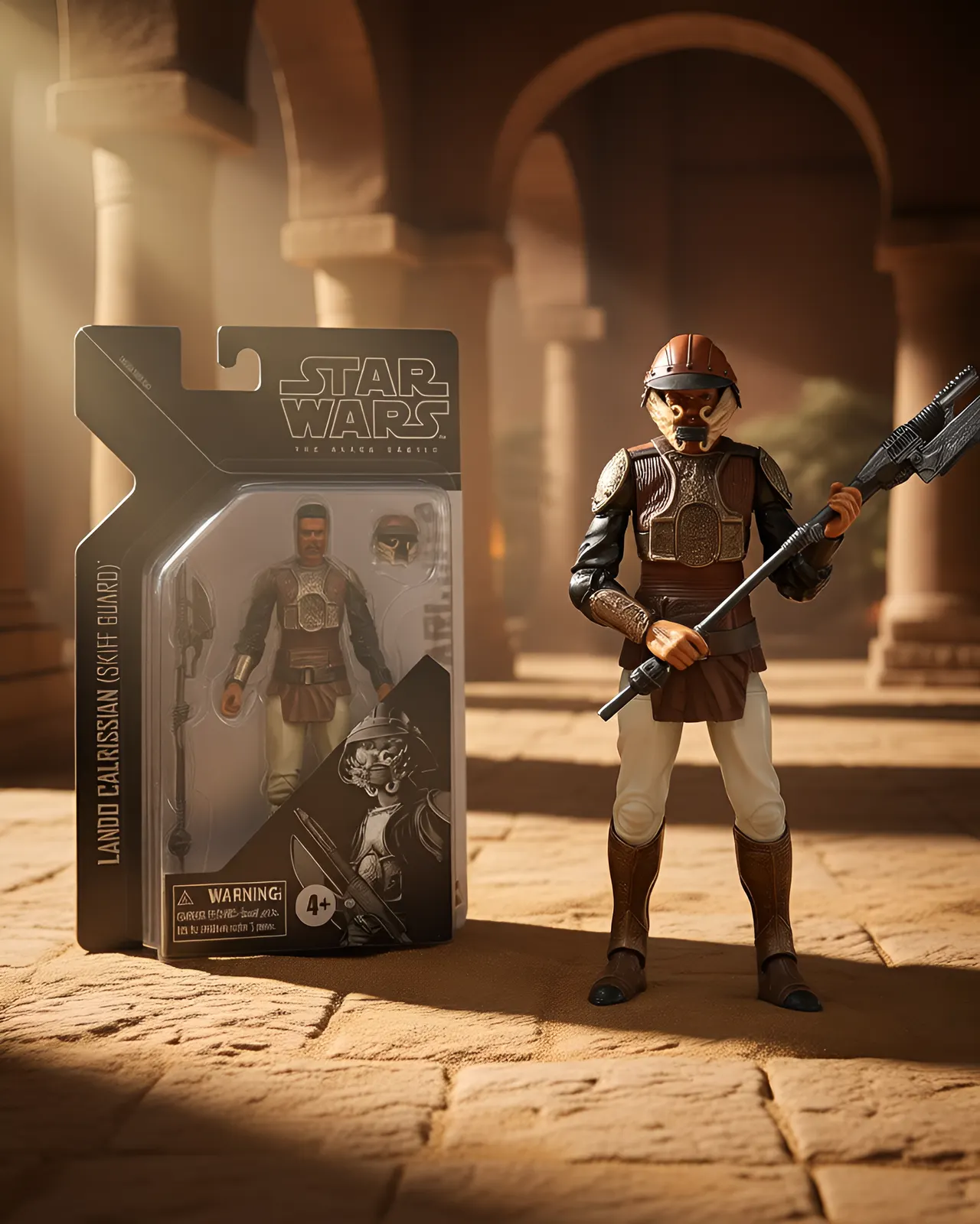 Hasbro Star Wars Black Series Archivo Lando Calrissian Skiff Guard 6in - Image 5