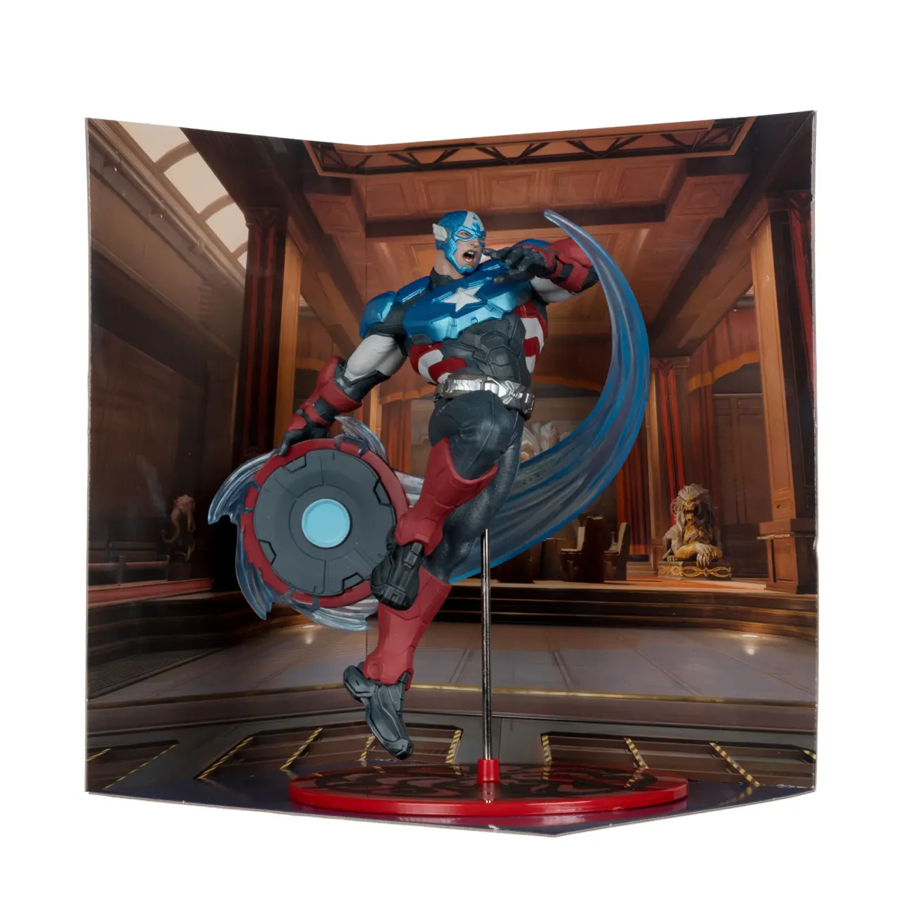 McFarlane Toys Marvel Captain America 6\" 1:10 Scale Action Figure - Image 4
