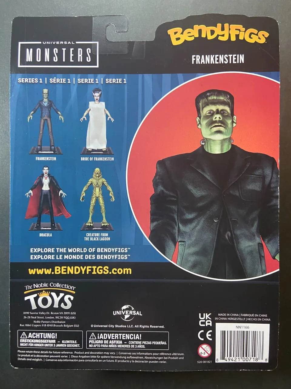 BendyFigs Frankenstein's Monster 1931 Bendyfig – Figura Flexible - Image 8