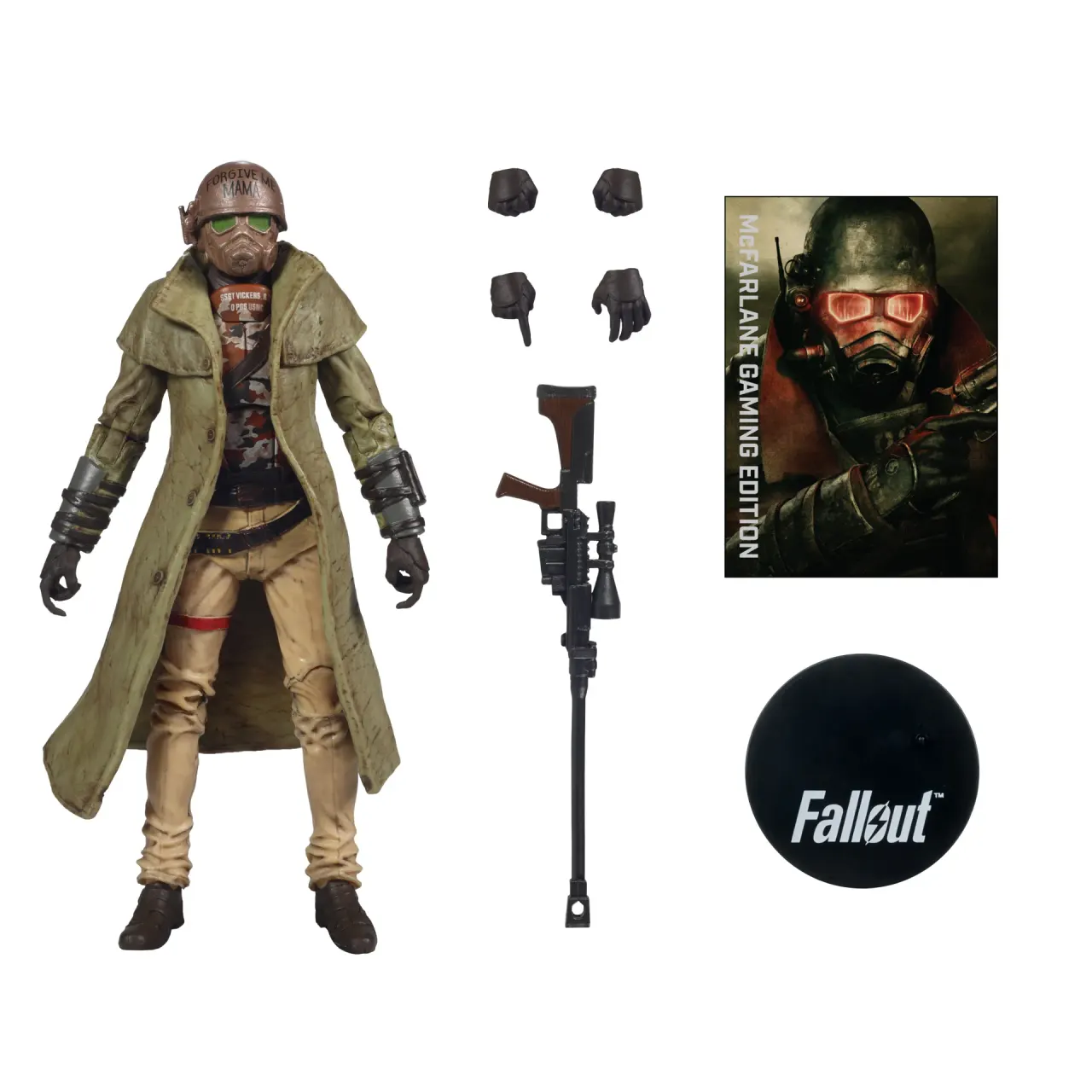 McFarlane Toys Fallout NCR Veteran Ranger Platinum Chase Figure - Image 1