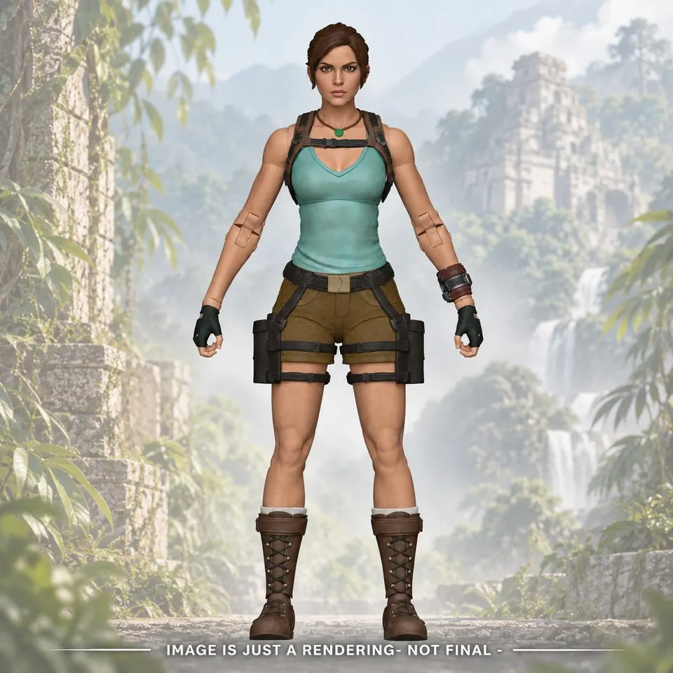 McFarlane Toys Lara Croft Elite Deluxe Action Figure Legacy Atlantis - Image 3