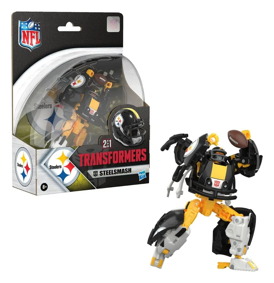 Hasbro Transformers NFL x Steelers Steelsmash Action Figure - Image 1