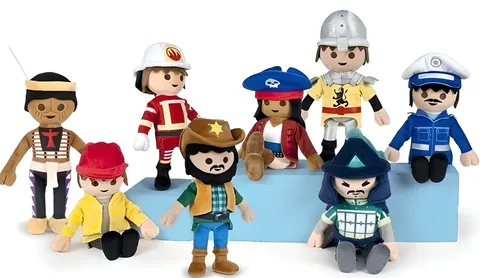 PlaybyPlay Playmobil 30 cm Plush Assortment – Soft Figure - CASUALE