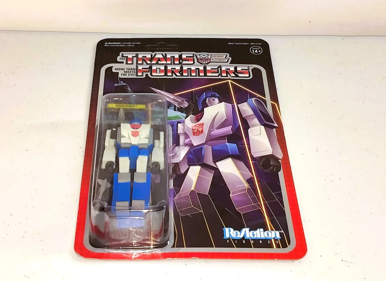 Super7 Transformers Mirage ReAction 3.75" Figure – Sealed - Image 8