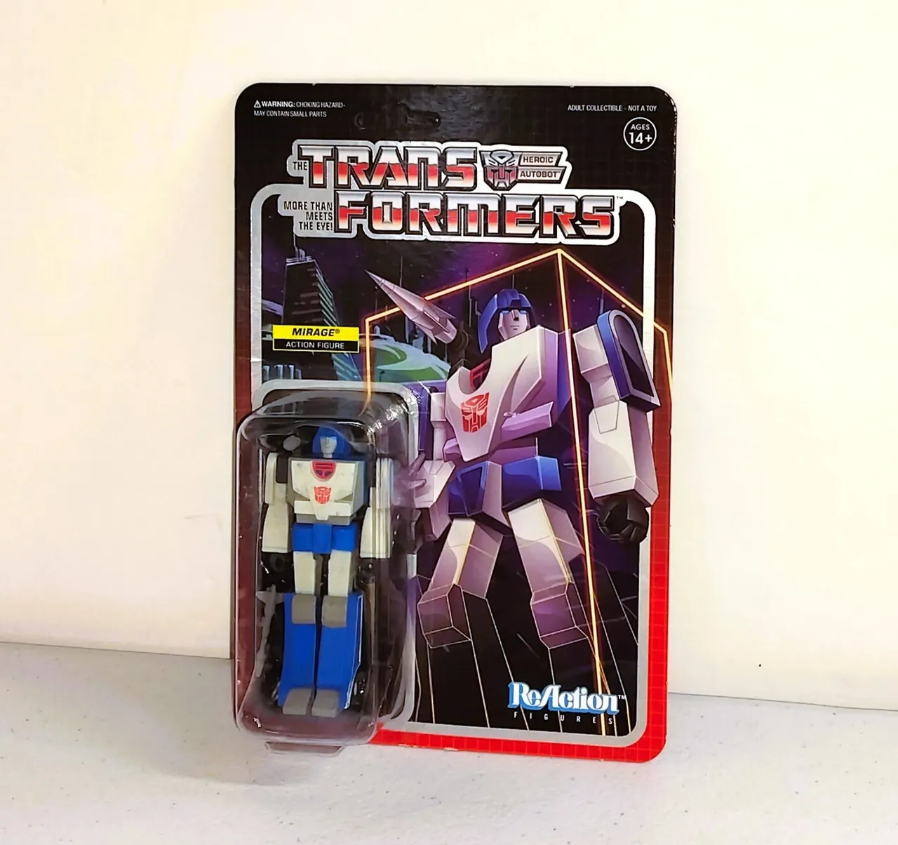 Super7 Transformers Mirage ReAction 3.75" Figure – Sealed - Image 5