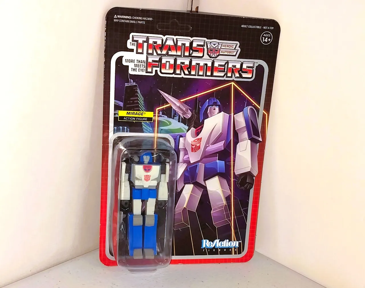 Super7 Transformers Mirage ReAction 3.75" Figure – Sealed - Image 3