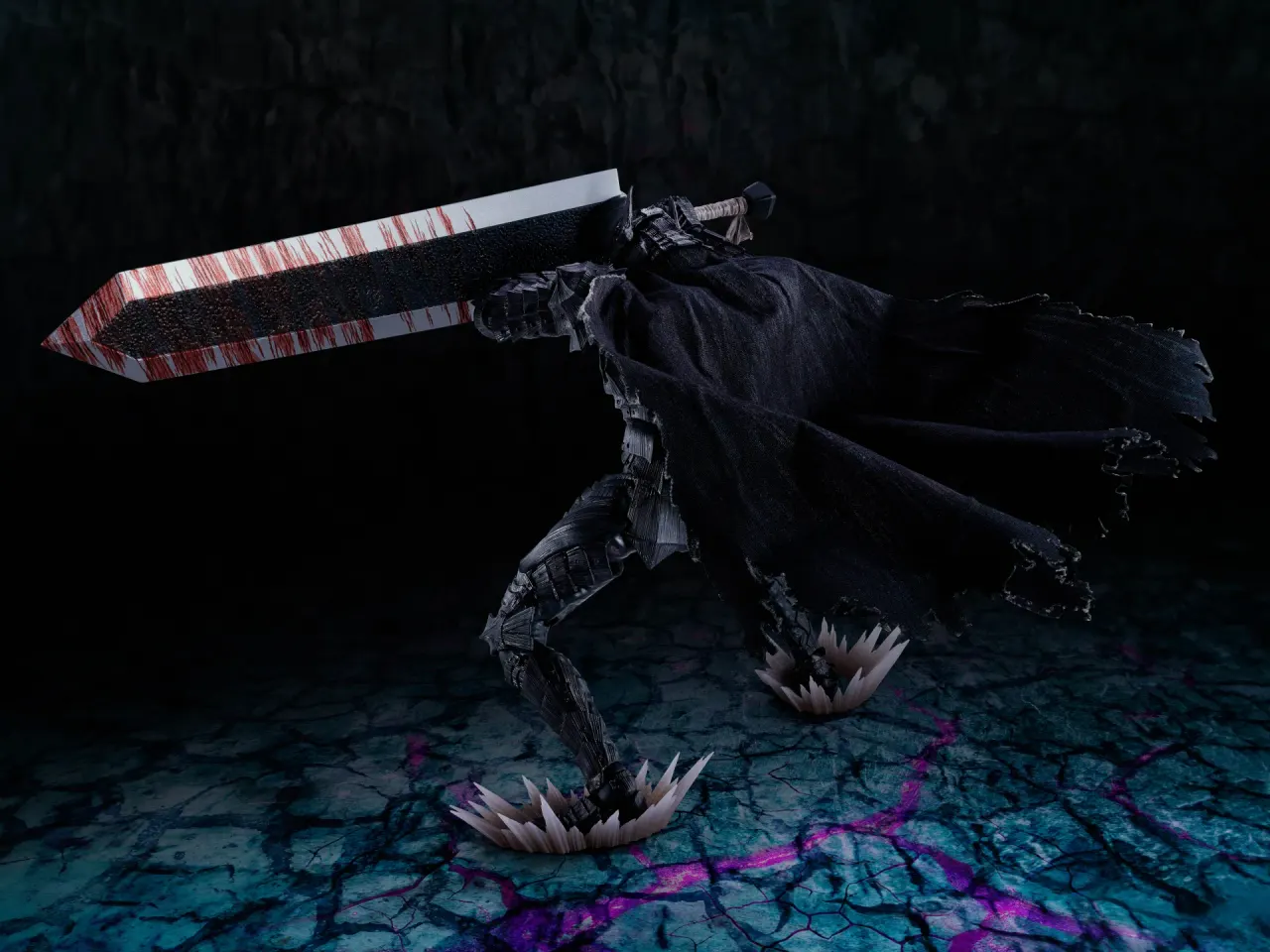 Bandai Spirits S.H.Figuarts Guts Berserker Armor Heat of Passion 16cm - Image 2
