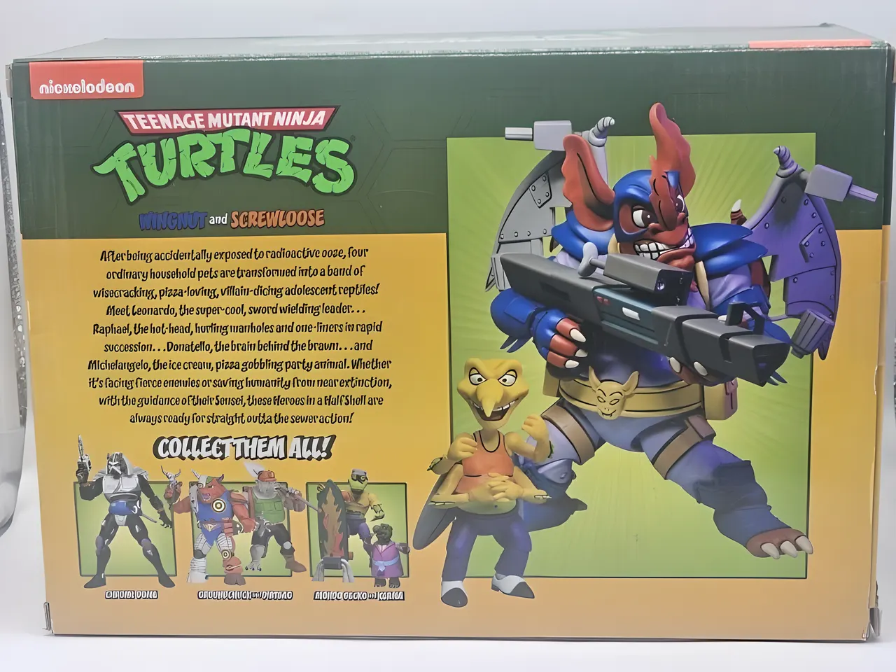 NECA TMNT 7-Inch Cartoon Series 2-Pack – Wingnut & Screwloose - Image 4