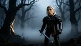 Minix The Witcher Geralt of Rivia 4.75\" Collectible Figurine #105 - Thumbnail 9